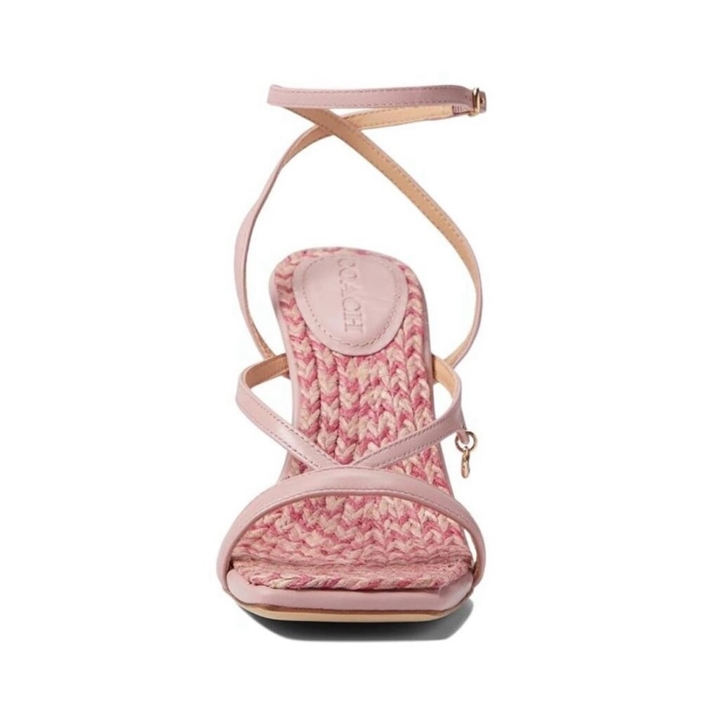 Coach Sandals Kaia Carnation Jute Heels- never worn - Picture 7 of 7